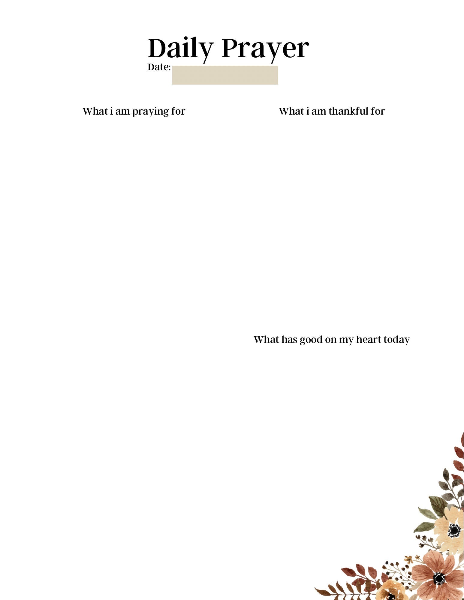 Customizable Digital Bible Study Journal Template - Printable Pages Included!