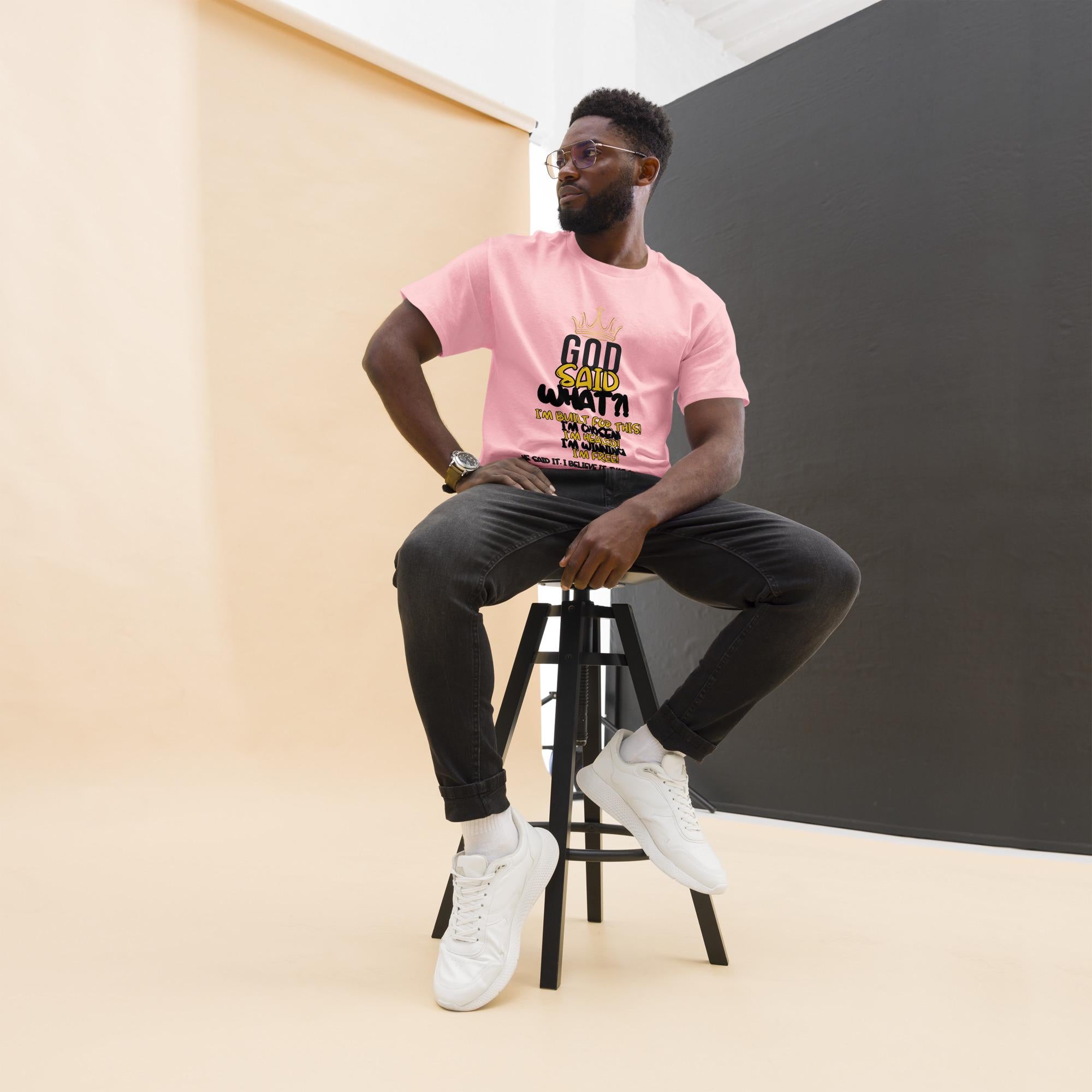 God Said What?! Unisex Faith Tee — Bold, Blessed, Unapologetic Christian Shirt