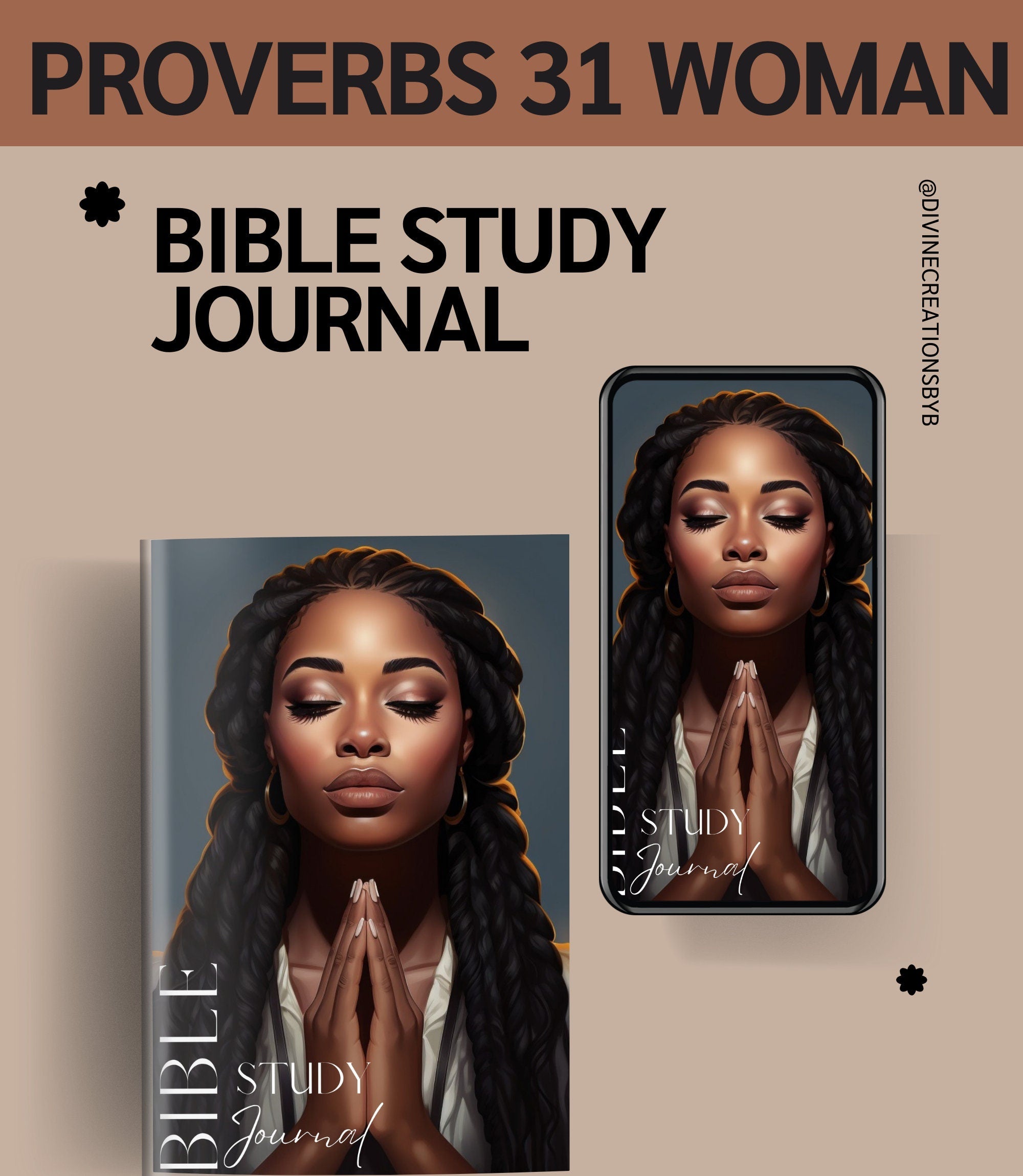 Customizable Digital Bible Study Journal Template - Printable Pages Included!
