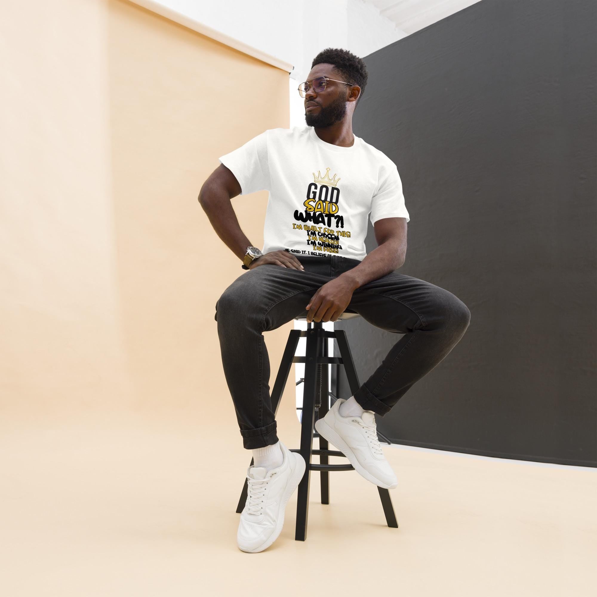 God Said What?! Unisex Faith Tee — Bold, Blessed, Unapologetic Christian Shirt